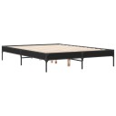  Sengeramme svart 120x190 cm konstruert tre og metall 8721012985728
