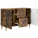  Serviesskap Røkt Eik 89 x 34,5 x 60 cm Konstruert tre