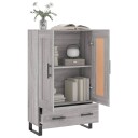  Highboard grå sonoma 69,5x31x115 cm konstruert tre