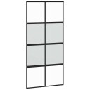  102,5x205cm Herdet Glass&aluminium