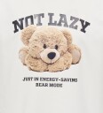 Kids Only Cloud Dancer Lazy Kogbillie Ss Loose Teddybjørn Topp Jrs Noos 122 128
