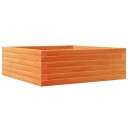 Plantekasse voksbrun 70x70x23 cm heltre furu