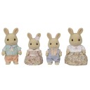 Sylvanian Families Melkekanin Familie Figursett med 4 Figurer
