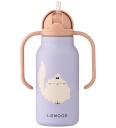 Liewood Kimmie vannflaske 25 cl Cat-Warm lilac