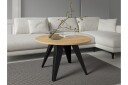 Festus Sofabord 75 cm - Svart/Beige