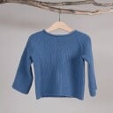 Bluum Strikkegenser Timian til barn garnpakke i Soft Merino Ull