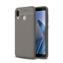 INCOVER Asus Zenfone Max M1 ZB555KL Litchi Grain Fleksibelt Deksel Grå