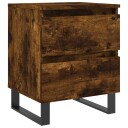  Nattbord røkt eik 40x35x50 cm konstruert tre