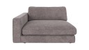 Rowico Home Duncan 1,5 seters sjeselong V Grå Greg 18 129 x 150 x 78 cm Grå