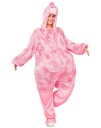 Funny Flamingo - Unisex Plysj Flamingokostyme til Voksen - X-Large