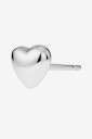 Edblad   Øreringen Heart One Stud Silver   Sølv