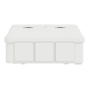 Schneider Electric Exxact WDE002290 Stikkontakt 2-veis, hvit, IP44, utenpåliggende Skruetilkobling