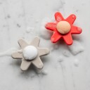 Nattou Nattou Soft Silicone Spinner med Sugekopp Rosa