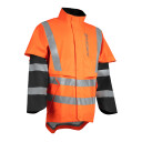 Husqvarna Protect High-Viz Regnjakke EN ISO 20471 M