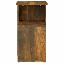 vidaXL Sidebord røkt eik 36x30x56 cm konstruert tre