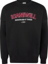 ICANIWILL Everyday Relaxed Crewneck Terry Print M   BLACK   M