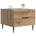  Kaffebord med skuff Artisan eik 49 x 50 x 40 cm Konstruert tre