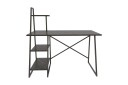 Andifli Skrivebord 60x120x120 cm med oppbevaring   Svart