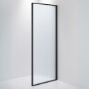 INR Iconic Nordic Rooms Dusjvegg Edge 20 900 mm / Matt Svart Sway Glass