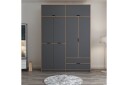 Munna Garderobe 185x253 cm - Antrasitt