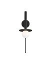 Visual Comfort Nodes Pivot Sconce Midnight Black