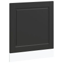  Oppvaskmaskin panel Porto svart 60x1,5x67 cm konstruert tre 8721158424846