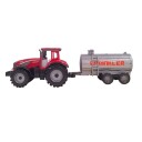 Traktor m/ tank Rød