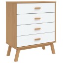  Kommode OLDEN hvit og brun heltre furu 8721012133617