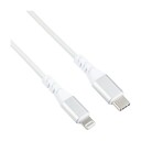 DACOTA PLATINUM USB-C- – LIGHTNING-KABEL 3M, HVIT