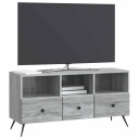 TV skap med skuff Grå sonoma 102 x 34,5 x 50 cm Konstruert tre
