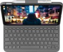 Logitech Slim Folio Tastatur for iPad 10. generasjon - Trådløs QWERTY - Oxford Grå