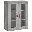  Veggskap grå sonoma 69,5x34x90 cm 8720845439385