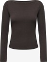 JDY Jdymalli L/S Boatneck Top 280 Jrs Noos   CHOCOLATE BROWN   S