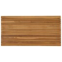 vidaXL Bordplate 110 x 55 x 3,5 cm Rektangulær Massivt Teaktre