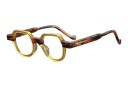 Eo Selection Runde briller Havana fra eo-Selection Gul Acetate rund Large
