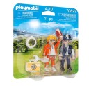 Playmobil Duo Pack - DuoPack Doctor and Police Officer With first aid kit.