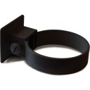 Plastmo plastrørholder Ø110mm sort Svart