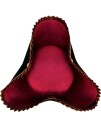 Delux Burgunder Pirat / Tricorn Hatt