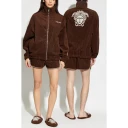 Versace, unisex, Shorts, Brun, S,