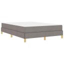  Boksfjær Seng Taupe Brun 140 x 190 cm Stoff konstruert tre