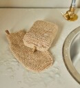 Meraki Svamp Og eksfolierende Hanske MKJute Naturlig Meraki OneSize Personlig pleie Brun