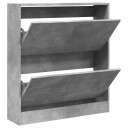  Skohylle betonggrå 80x21x87,5 cm konstruert tre 8721012381568