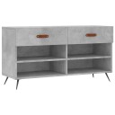 vidaXL Skobenk betonggr? 102x35x55 cm konstruert tre