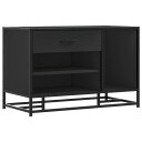  Skobenk svart 80x40x53,5 cm konstruert tre og metall 8721102842832