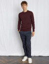 Bruun & Stengade Bs Jupiter Regular Fit Knitwear - Burgundy - XXL