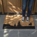 Kokos dørmatte 80x50 cm – Slitesterk sklisikker dekorativ