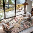 Ryetepper   Maloney Natural Cotton Shaggy multi Størrelse: 80 x 150 cm