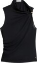 Tommy Hilfiger Twist Detail Slvls Top   BLACK   L