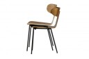 BePureHome Form trestol med metallben brun 2 stk