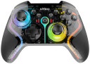Nyko PlayPad Glow kontroll til Nintendo Switch   Sort/Transparent